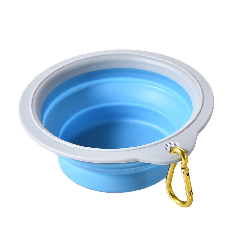 Миска для собак Foxie Compact складная 17х10,5х7см голубая